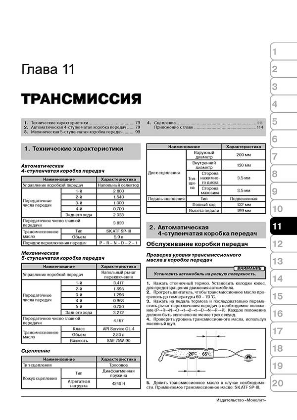 Комплект литературы по ремонту и обслуживанию Киа Спектра с 2001 года выпуска