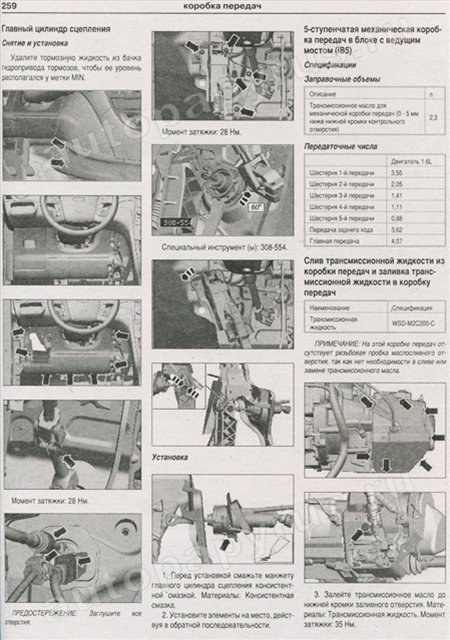 Комплект литературы по ремонту и обслуживанию Ford Mondeo с 2007 года выпуска