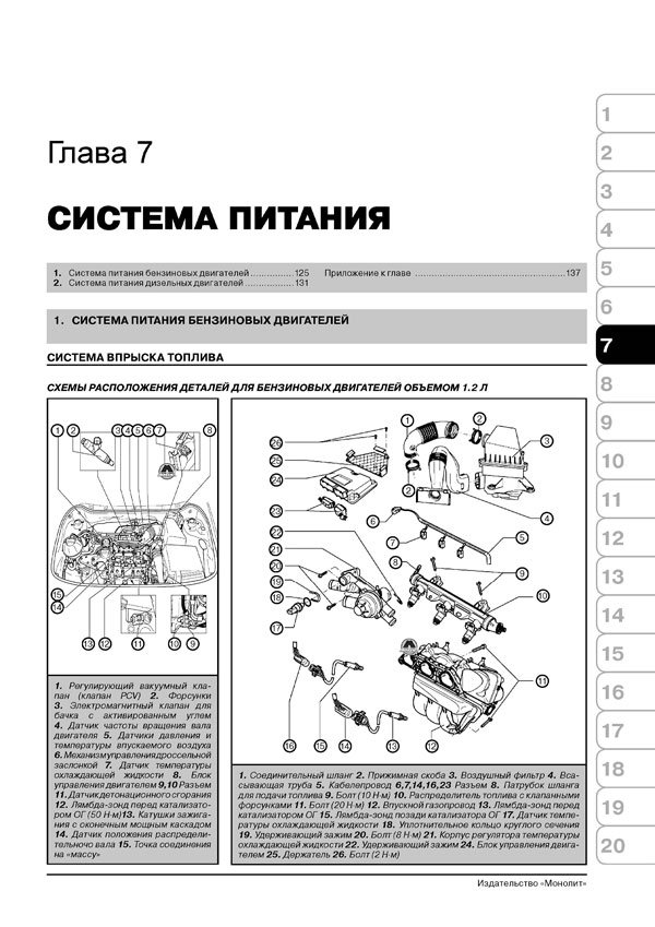 Комплект литературы по ремонту и обслуживанию Шкода Фабия с 2007 года выпуска