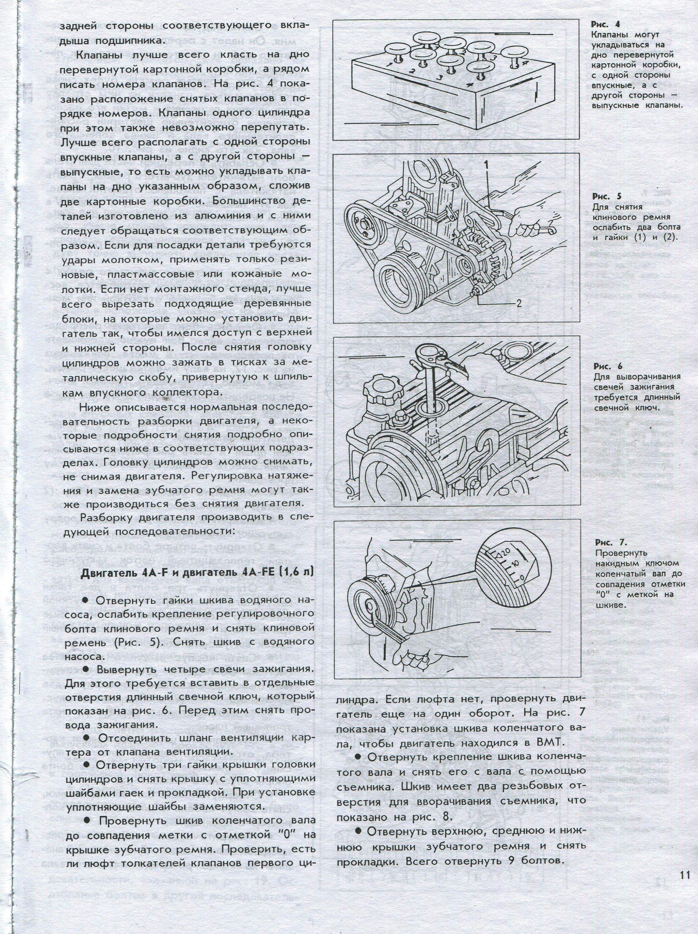 Книга: TOYOTA CARINA (б , д) 1988 | 1992 г.в., рем., то | Арус