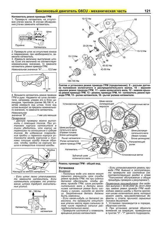 Комплект литературы по ремонту и обслуживанию Kia Sorento с 2003 года выпуска