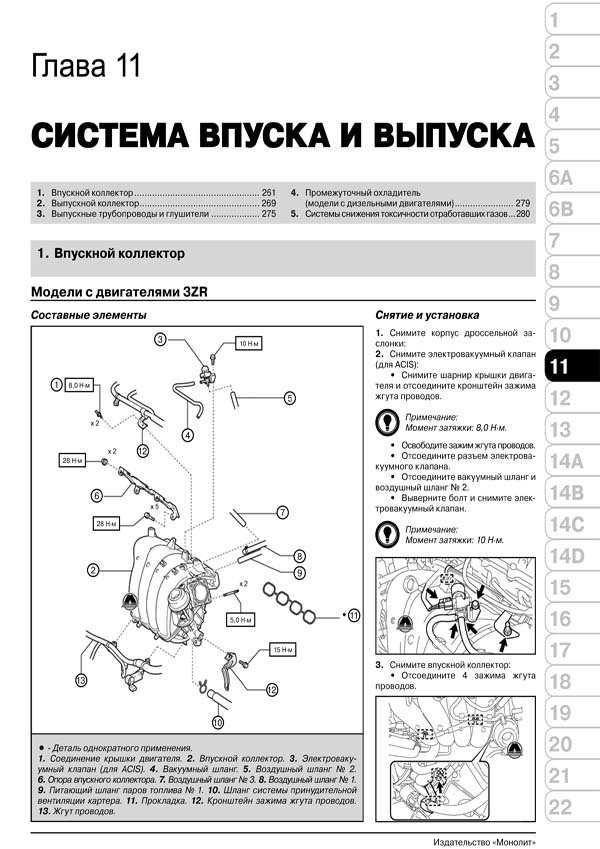 Комплект литературы по ремонту и обслуживанию Toyota Rav4 с 2013 года выпуска
