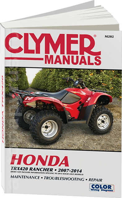 Книга: Квадроциклы HONDA TRX420 RANCHER, 2007-2014 г.в., рем., экспл., то | Clymer