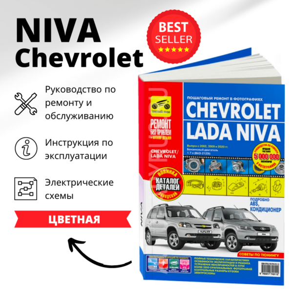 9 ВАЗ 2123 CHEVROLET NIVA бензин с 2002 г.в.,, рестайлинг 2009 и 2020 г.,  руководство по ремонту, электросхемы - инструкция по эксплуатации, руководство по техническому обслуживанию   | Третий Рим